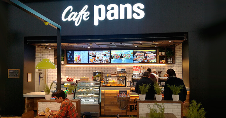 The Malaga airport opens its first Café Pans
